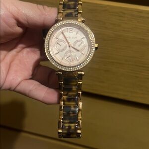 Michael Kors Tortoise Shell Watch